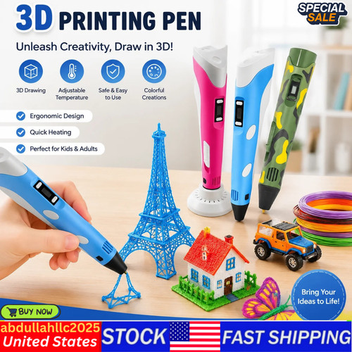 Penna disegno con - da, 3d