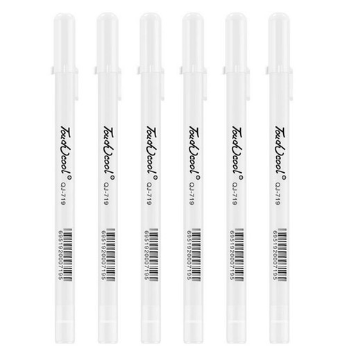 Penna inchiostro gel bianco - , 3