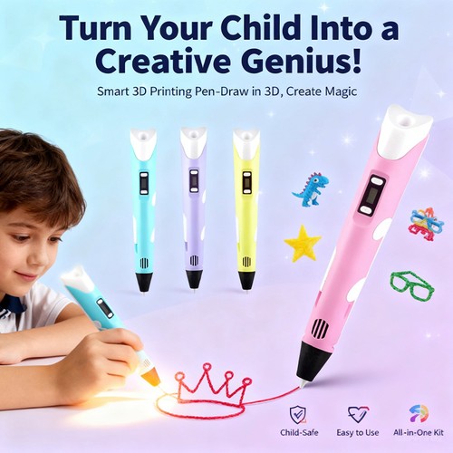 Nuovo set penna stampa - , 3d