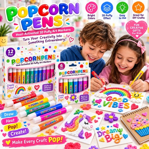 12pcs penne popcorn - popcorn, magiche