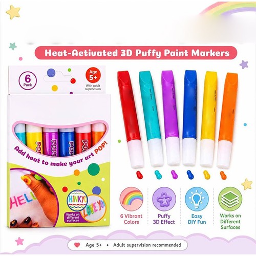 Penne disegno puffy - penne, 3d